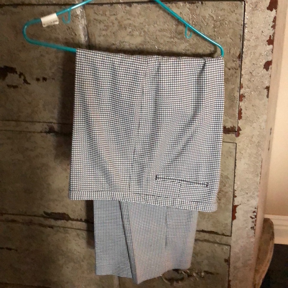 Lane Bryant black and white checked